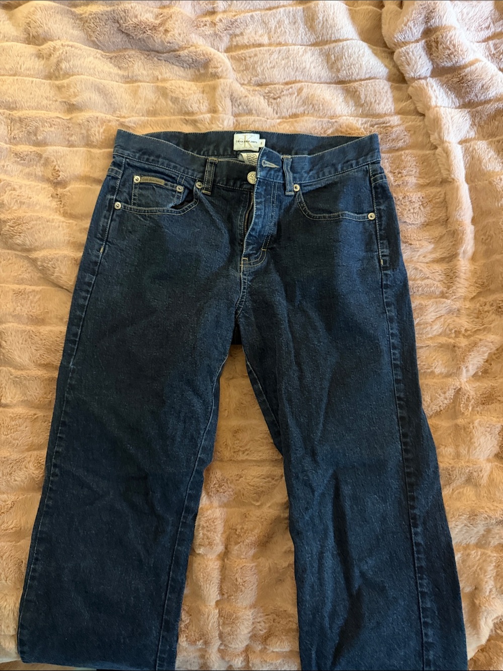 Calvin Klein Jeans dark indigo denim skinny jeans